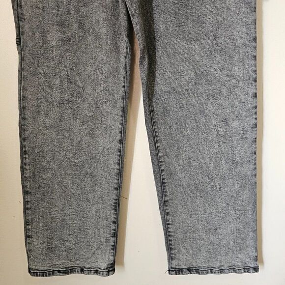 EUC WILD FABLE DARK WASH HIGHEST RISE UTILITY STRETCH JEANS SIZE 10 - Picture 3 of 14